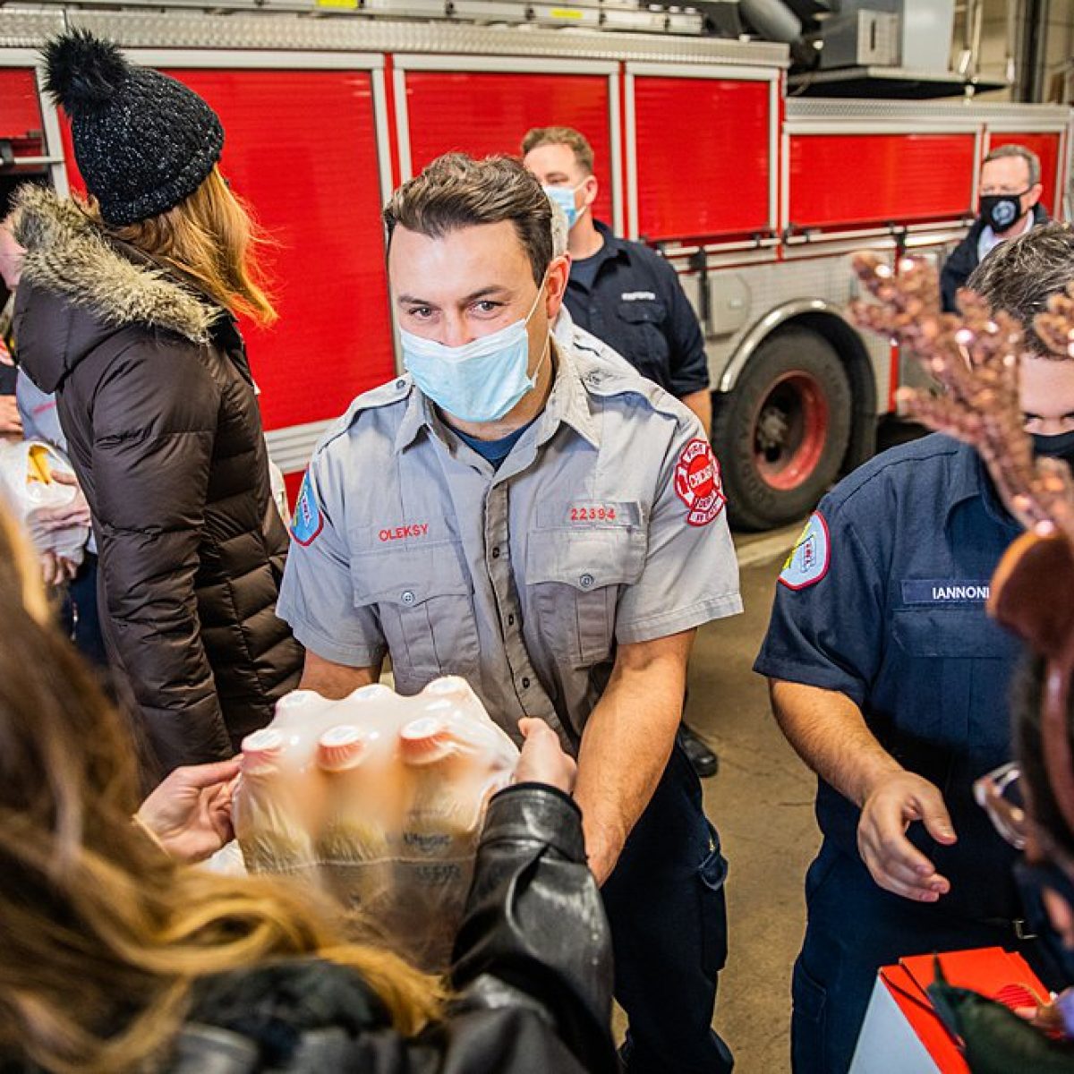 Good Day Fox Chicago Features Holiday Breakfast for Chicago Fire Department